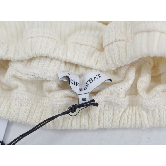 WEWOREWHAT Tie Halter Bra Top‎ XS NWT ($49) Ivory - Picture 6 of 8